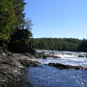 Vue de la rivière St-François à St-Félix